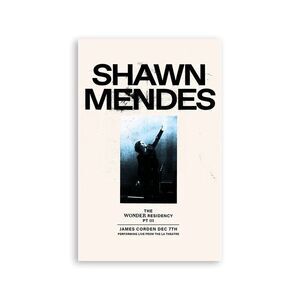SHAWN MENDES WONDER RESIDENCY PIII LITHO III POSTER-LIMITED ED+ EXP LITHO 10/200